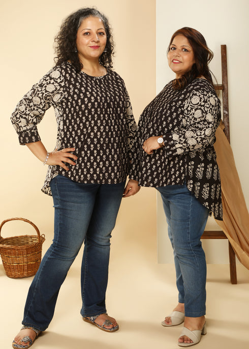BLACK COTTON TOP